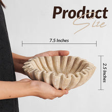 Load image into Gallery viewer, fruit bowl, fruit holder, ruffle bowl