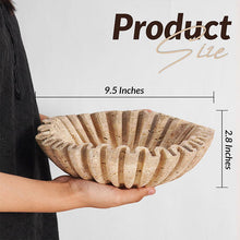 Load image into Gallery viewer, fruit bowl, fruit holder, ruffle bowl