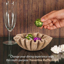 Load image into Gallery viewer, fruit bowl, fruit holder, ruffle bowl