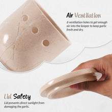 Load image into Gallery viewer, garlic holder, garlic container, garlic keeper, garlic jar