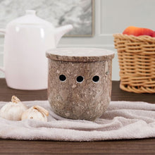 Load image into Gallery viewer, garlic holder, garlic container, garlic keeper, garlic jar