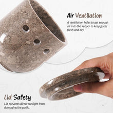 Load image into Gallery viewer, garlic holder, garlic container, garlic keeper, garlic jar