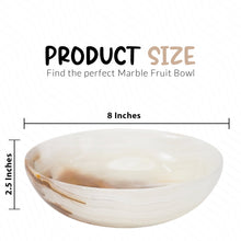 Load image into Gallery viewer, Travertine Fruit Bowl