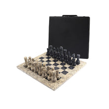 Load image into Gallery viewer, Marble Chess Set - storage box 15 inches