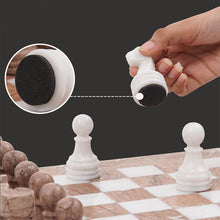 Load image into Gallery viewer, marble-38cm-chess-set-marinara-and-white