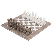Load image into Gallery viewer, marble-38cm-chess-set-oceanic-and-white