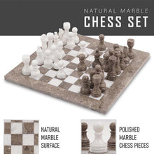 Load image into Gallery viewer, marble-38cm-chess-set-oceanic-and-white-2