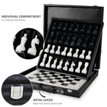 Load image into Gallery viewer, 38cm Chess Set With Storage Box - White & Black
