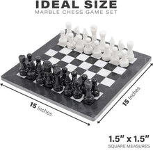 Load image into Gallery viewer, marble-chess-set-white-color