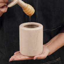Load image into Gallery viewer, Premium Marble Honey Jar with Dipper Lid