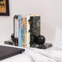 Load image into Gallery viewer, marble-l-shaped-bookends-9