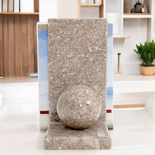 Load image into Gallery viewer, marble-l-shaped-bookends-17