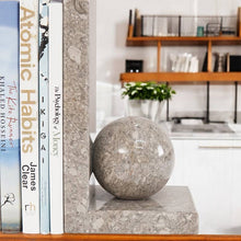 Load image into Gallery viewer, marble-l-shaped-bookends-17