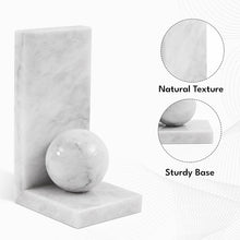 Load image into Gallery viewer, marble-l-shaped-bookends-7