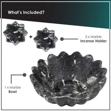 Load image into Gallery viewer, marble-palo-santo-incense-holder