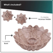 Load image into Gallery viewer, marble-palo-santo-incense-holder