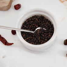 Load image into Gallery viewer, salt cellar with spoon, salt jar