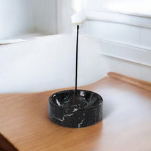Load image into Gallery viewer, marble-spherical-incense-holder-2