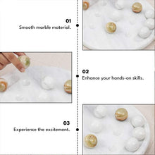 Load image into Gallery viewer, marble-tic-tac-toe-game-green-color-3