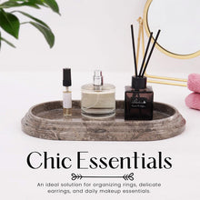 Load image into Gallery viewer, marble serving tray, bathroom tray, coffee table tray, decorative tray