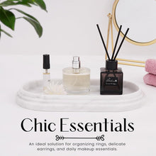 Load image into Gallery viewer, marble serving tray, bathroom tray, coffee table tray, decorative tray