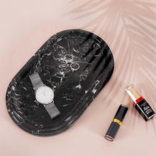 Load image into Gallery viewer, marble serving tray, bathroom tray, coffee table tray, decorative tray