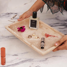 Load image into Gallery viewer, marble serving tray, bathroom tray, coffee table tray, decorative tray