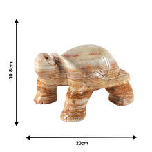 Load image into Gallery viewer, marble animal sculptures, turtle statue
