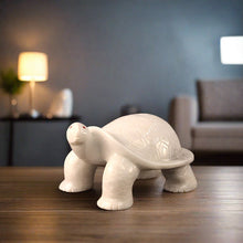 Load image into Gallery viewer, marble animal sculptures, turtle statue
