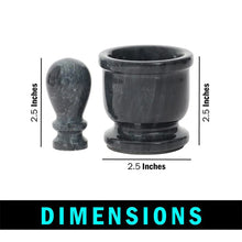 Load image into Gallery viewer, Mini Marble Mortar & Pestle Set