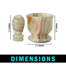 Load image into Gallery viewer, Mini Marble Mortar & Pestle Set