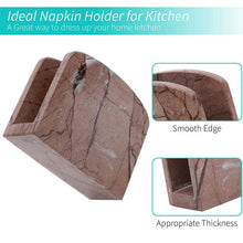 Load image into Gallery viewer, napkin holder, marble napkin holder, table napkin holder