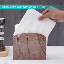 Load image into Gallery viewer, napkin holder, marble napkin holder, table napkin holder