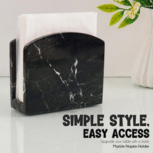 Load image into Gallery viewer, napkin holder, marble napkin holder, table napkin holder