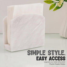 Load image into Gallery viewer, napkin holder, marble napkin holder, table napkin holder
