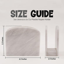 Load image into Gallery viewer, napkin holder, marble napkin holder, table napkin holder