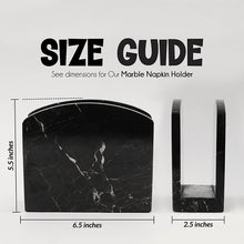 Load image into Gallery viewer, napkin holder, marble napkin holder, table napkin holder