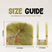 Load image into Gallery viewer, napkin holder, marble napkin holder, table napkin holder