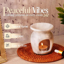 Load image into Gallery viewer, oil burner, candle wax warmer, home fragrance