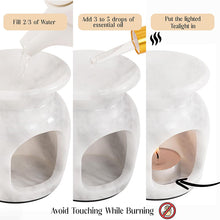 Load image into Gallery viewer, oil burner, candle wax warmer, home fragrance