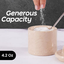 Load image into Gallery viewer, salt cellar, salt container.