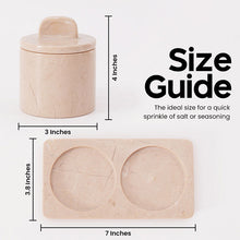 Load image into Gallery viewer, salt cellar, salt container.