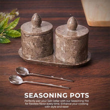 Load image into Gallery viewer, salt cellar, salt container, salt and pepper