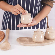 Load image into Gallery viewer, salt cellar, salt container, spices jar, spices container