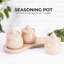 Load image into Gallery viewer, salt cellar, salt container, spices jar, spices container