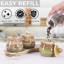 Load image into Gallery viewer, salt cellar, salt container, spices jar, spices container