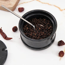 Load image into Gallery viewer, salt cellar with spoon, salt jar