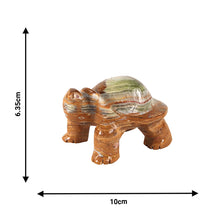 Load image into Gallery viewer, marble animal sculptures, turtle statue