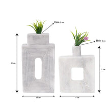 Load image into Gallery viewer, Stepped Geometric Vase