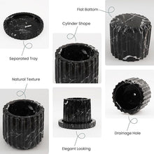 Load image into Gallery viewer, planter, indoor planter, marble planter